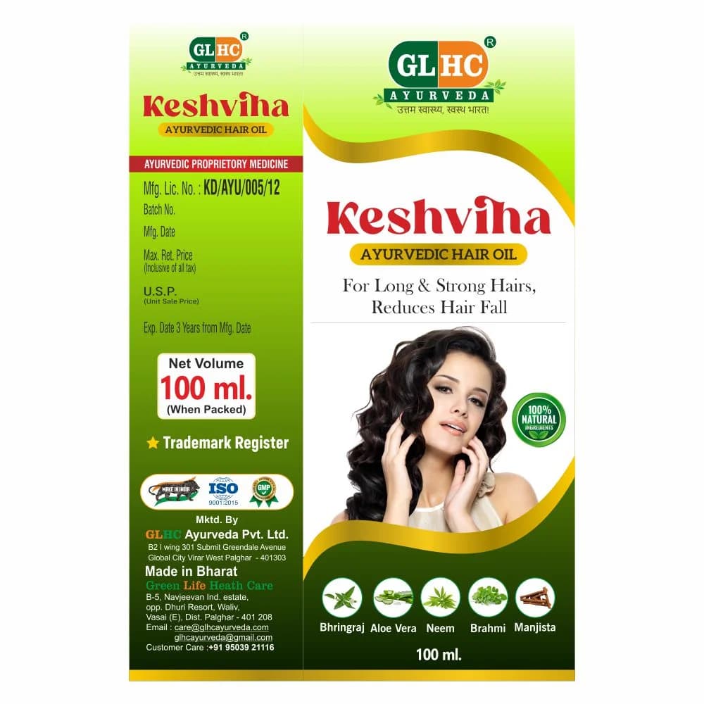 Keshviha Hair Oil Composition and Indications
