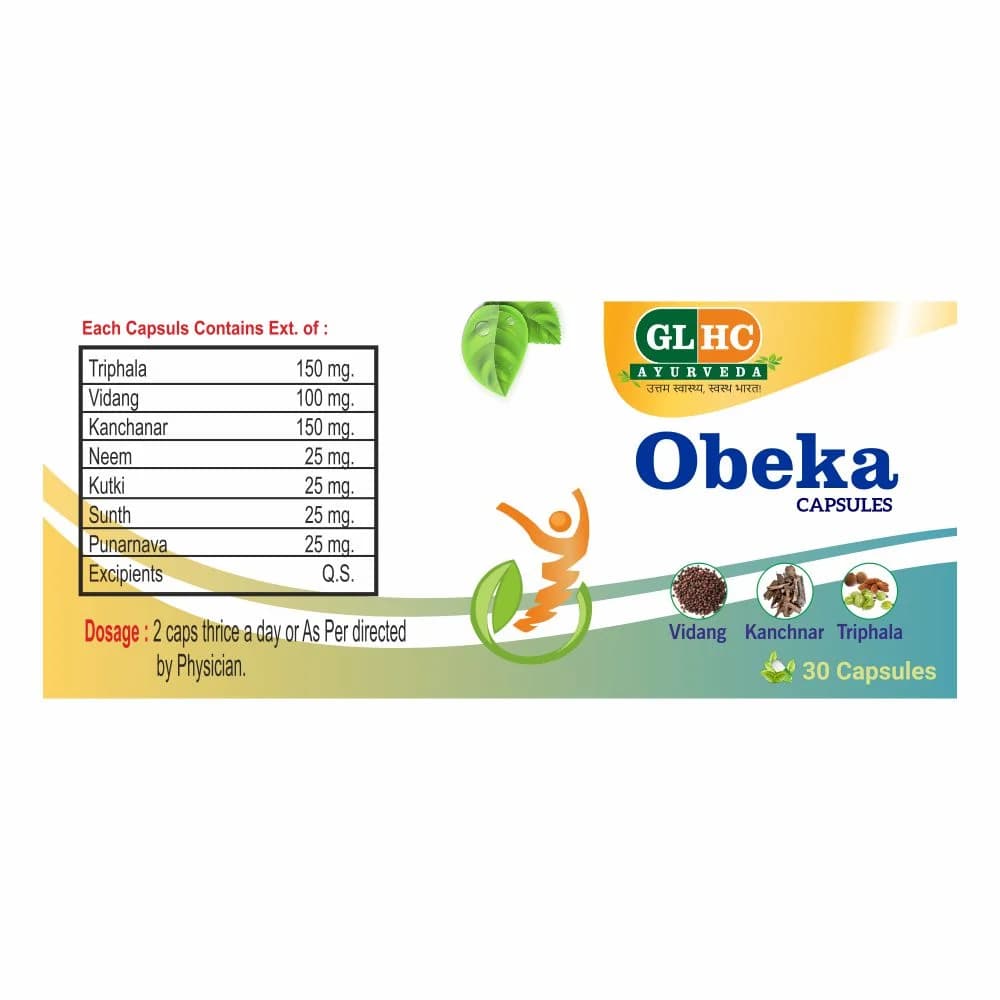 Obeka Capsules Ayurvedic Composition and Indications