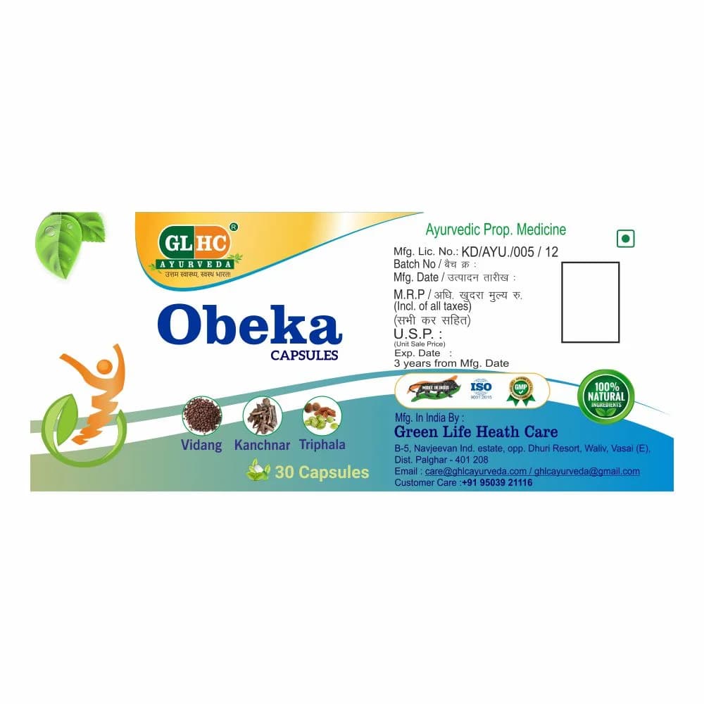 Obeka Capsules Manufacturing License and Quality Assurance