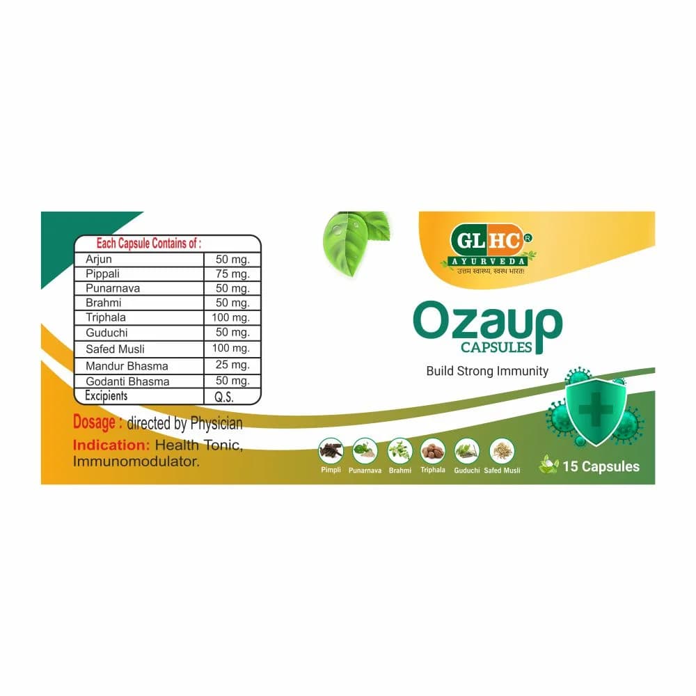 Ozaup Capsules Ayurvedic Composition and Indications