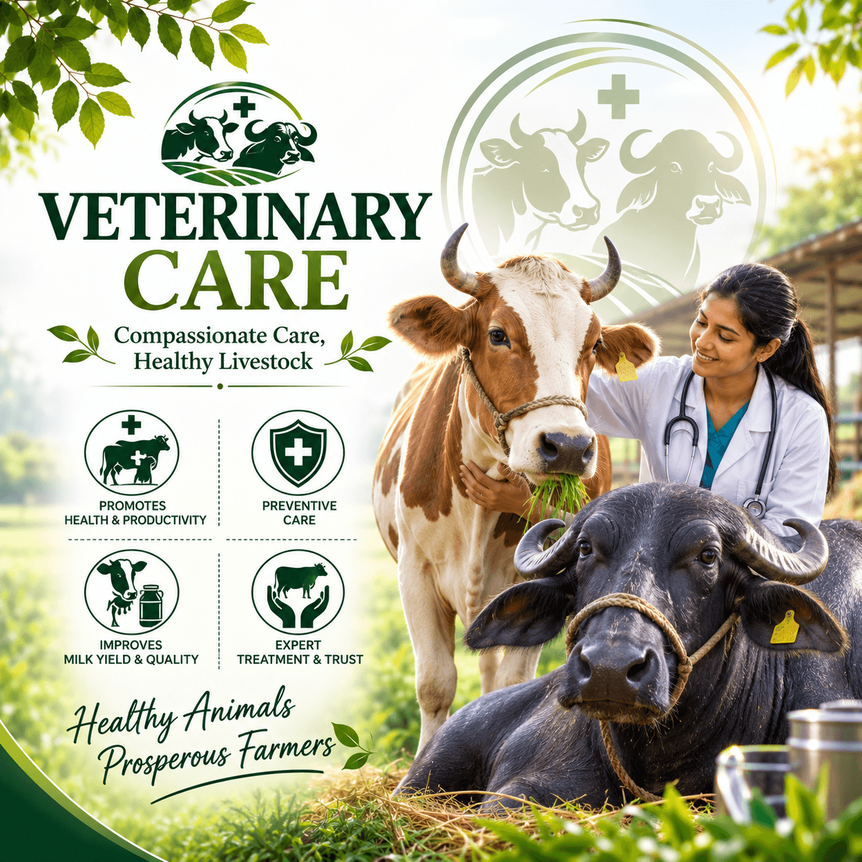 Veterinary Care Ayurvedic health supplements for livestock